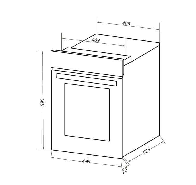 Духовой шкаф maunfeld eoem516w